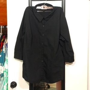 🧁B2G1🧁 Worthington Woman Black 3/4th Sleeve Button Up Shirt